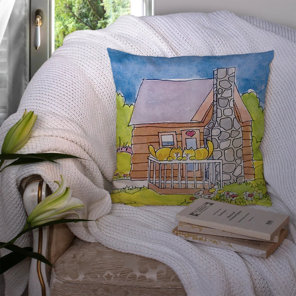 Decorative Canvas Fabric Pillow R241
