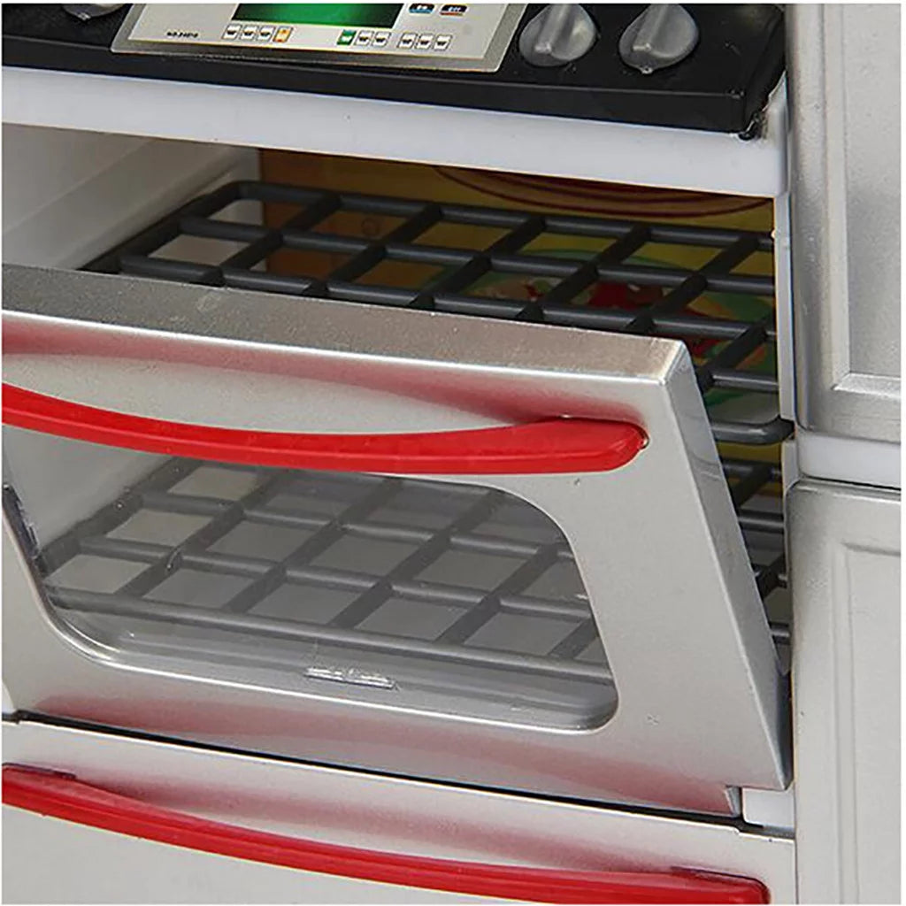 Red Mini Kitchen Pretend Play Cooking Set T192905