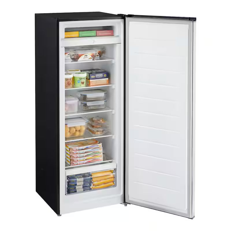 7 cu. ft. Convertible Upright Freezer/Refrigerator in Stainless Steel B8882