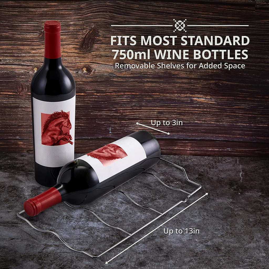 16-Bottle Black Wine Cooler V590076