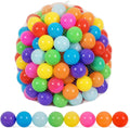 200 Count 8 Colors Plastic Ball Pit Balls with Storage Mesh Bag R101