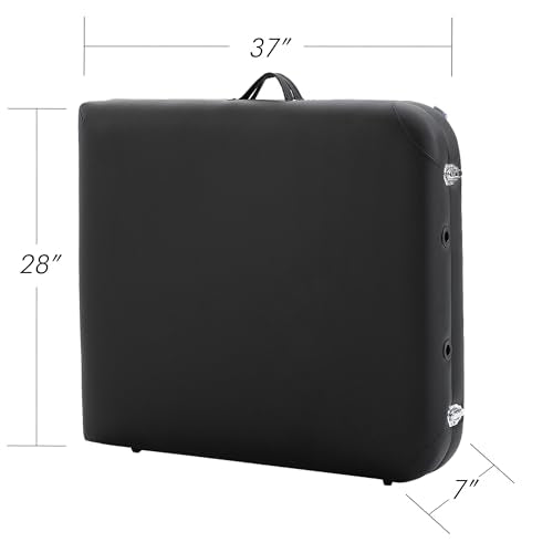 Black Portable Massage Table O974872