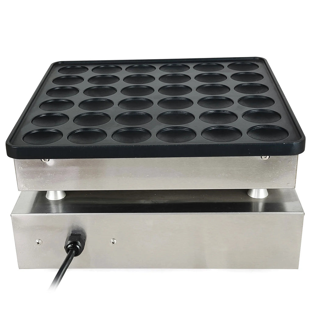 36 Holes Electric Mini Waffle Pancake Maker Stainless Steel 1000W M88306