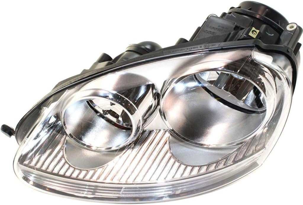Driver Side Halogen Headlight for Volkswagen Jetta Rabbit 2006-2009 W98939