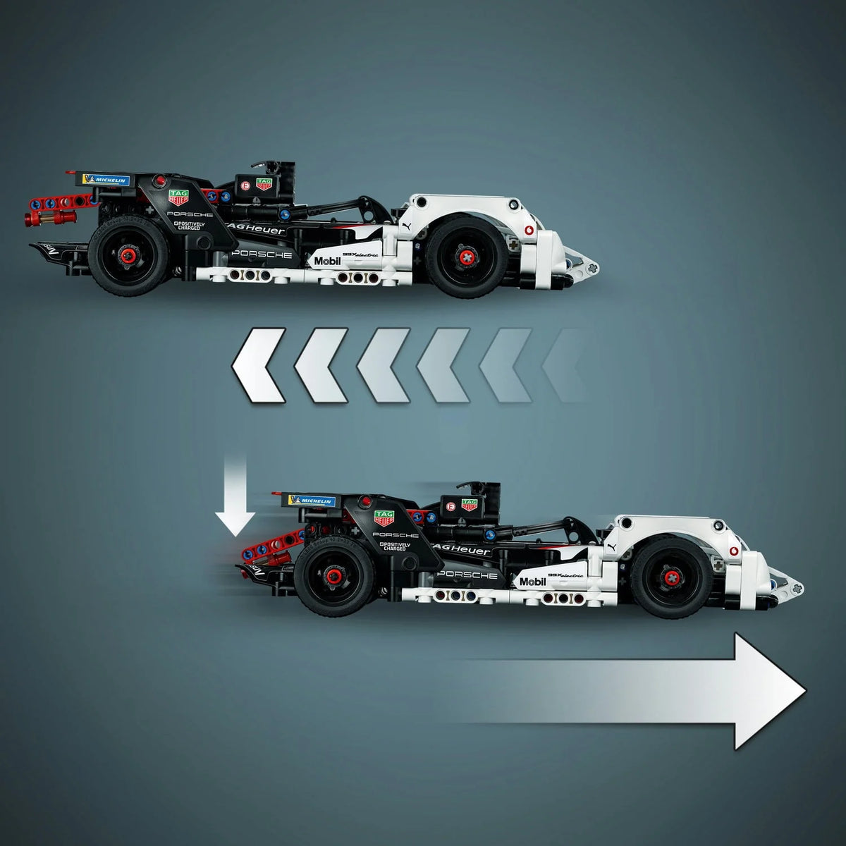 Pull Back Toy Racing Car Model Building Kit R16364