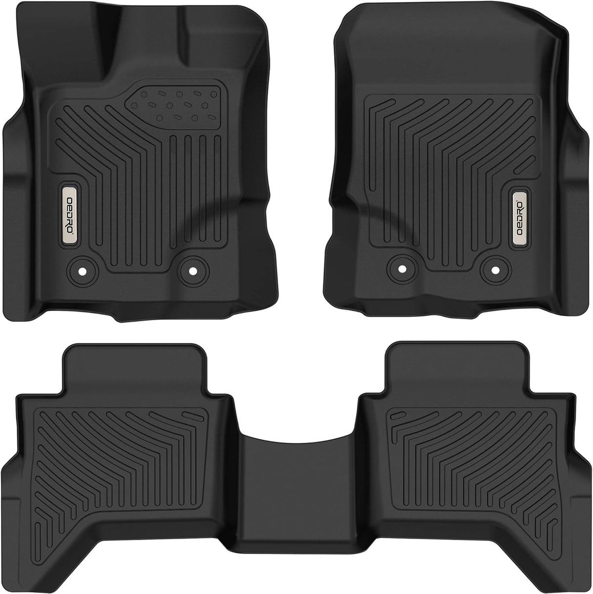 Black Custom Fit TPE Floor Mats E325