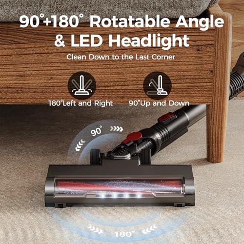 Cordless Stick Vacuum Cleaner with Bendable Wand S270694