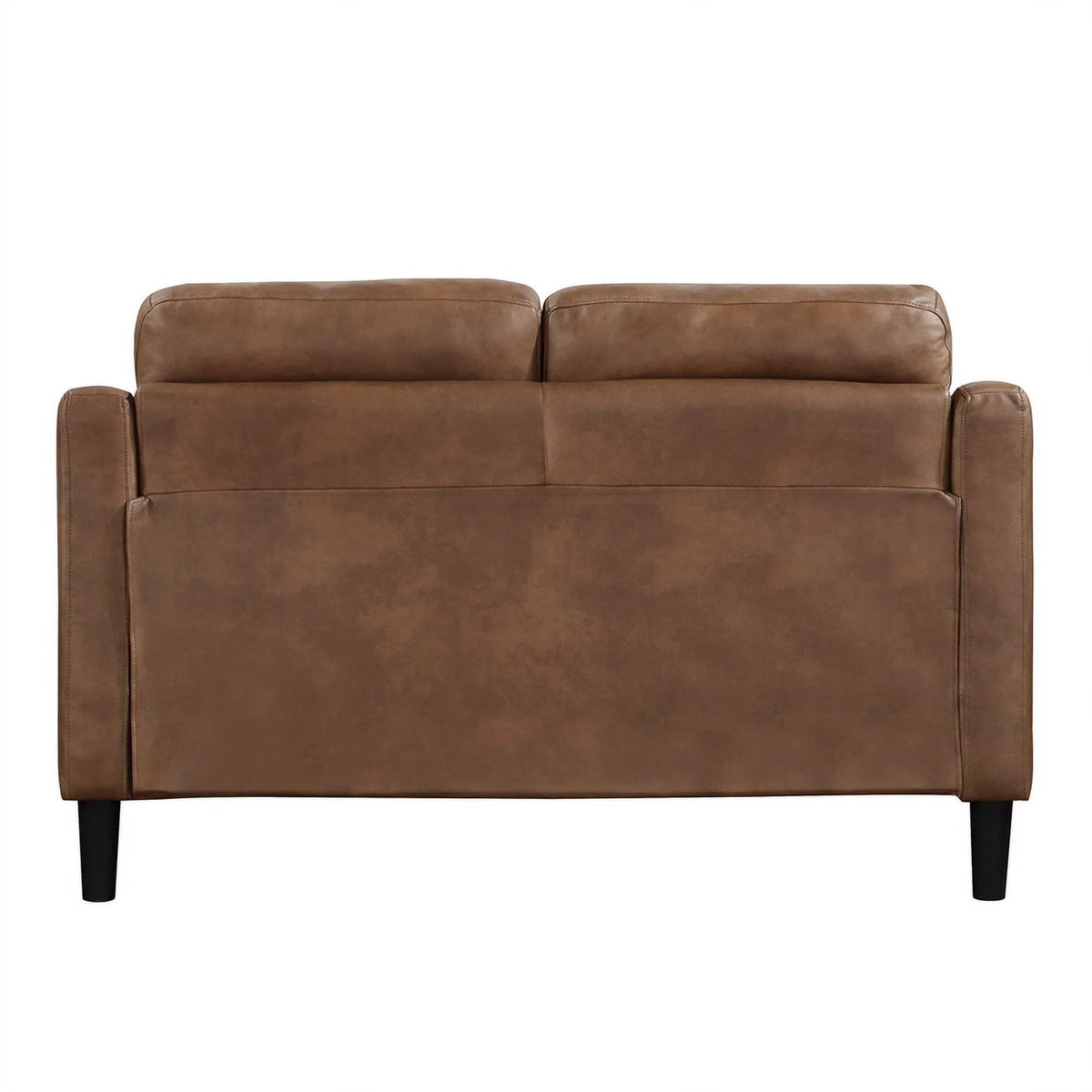 Brown Microfiber Loveseat G8408