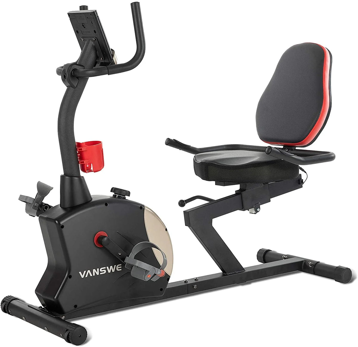 Recumbent Exercise Bike 400 lbs. Weight Capacity Magnetic Resistance U874777