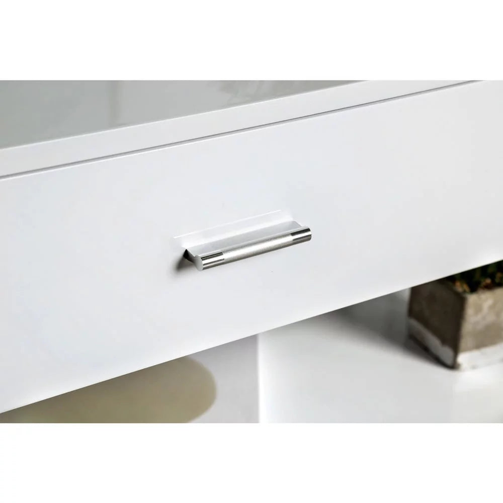 Glass 1-Shelf Coffee Table S1801