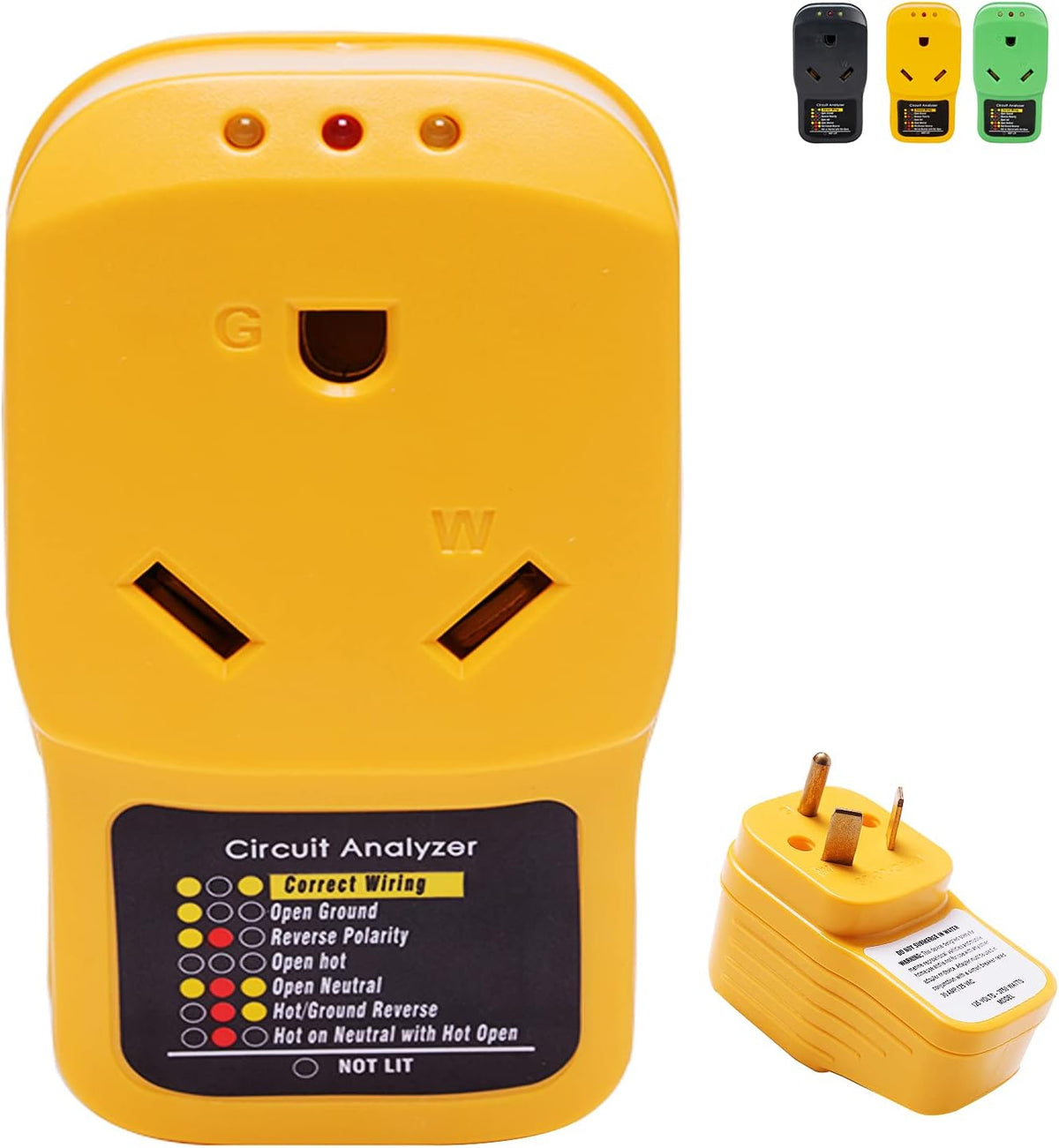 30 Amp RV Surge Protector Circuit Analyzer with LED Indicator Lights, 1050J, Pack of 2 S530