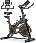 Indoor Cycling Bike Stationary Exercise Bike with Comfortable Seat Cushion V46187