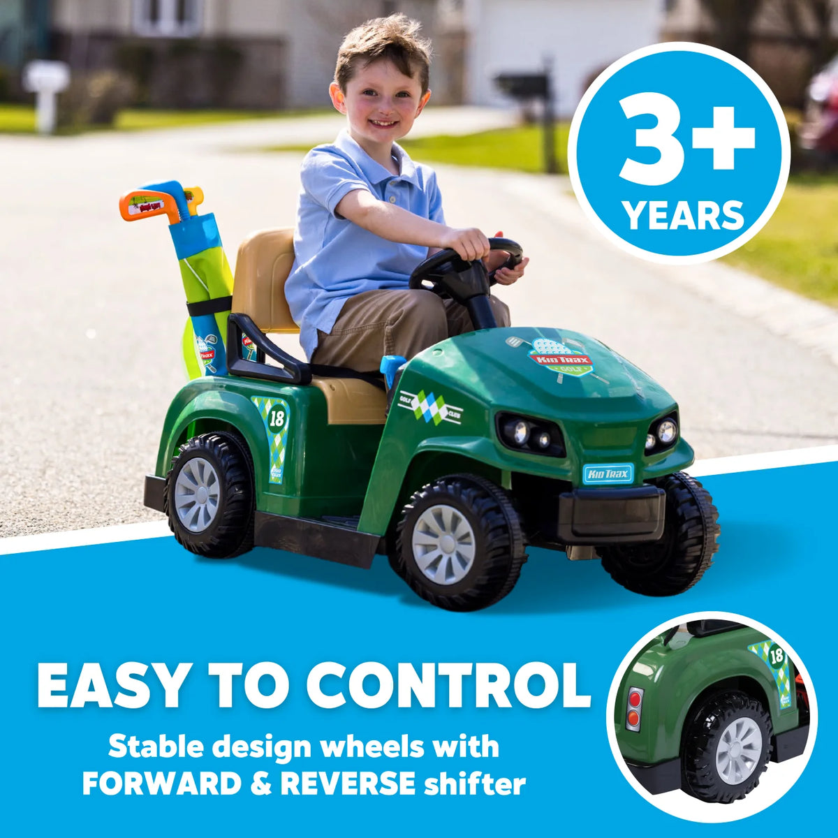 6V Ride On Golf Cart for Toddlers Y4979