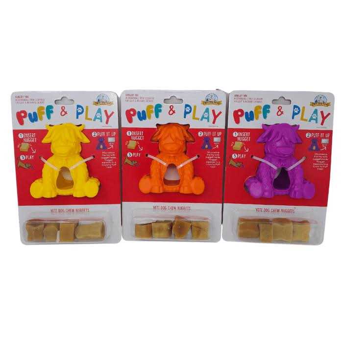Dog Puff & Play Toy N28215