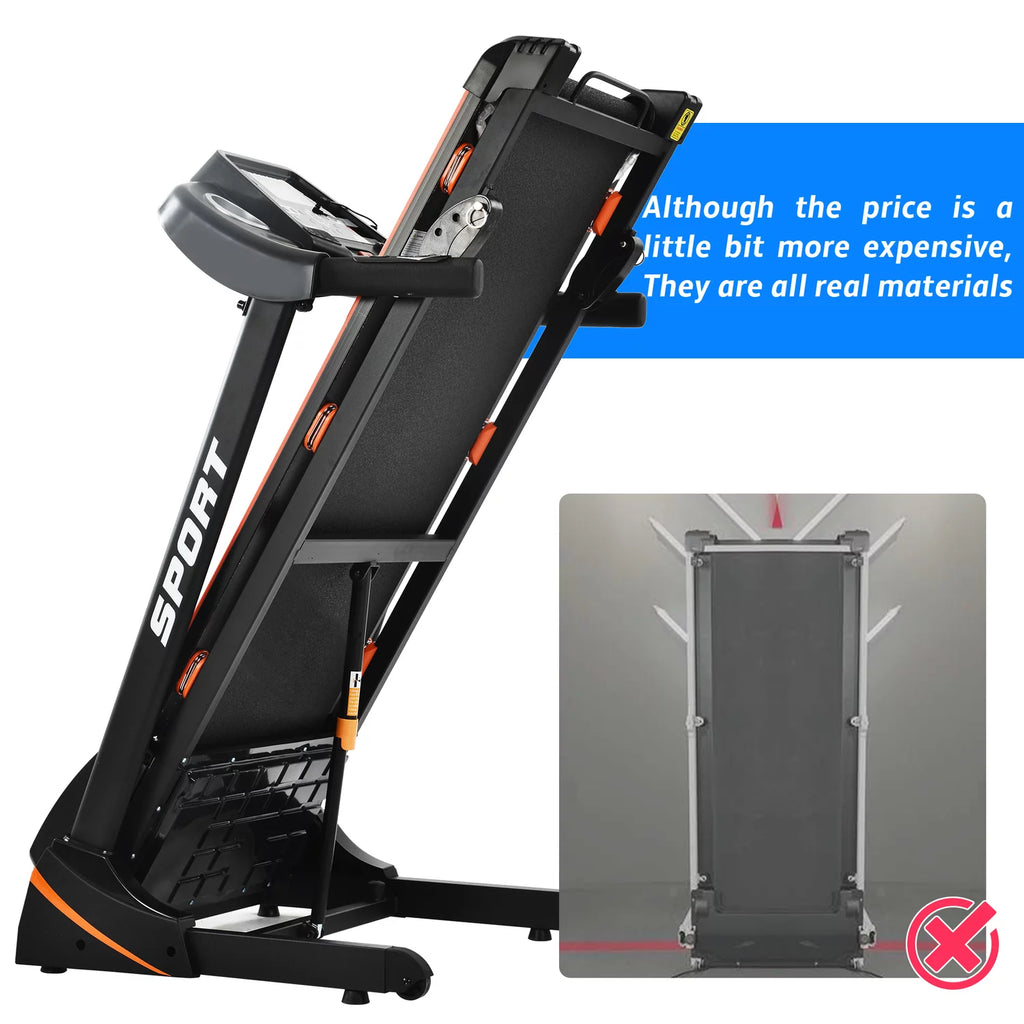 3.5 HP Folding Treadmill 330 LB Capacity J134091