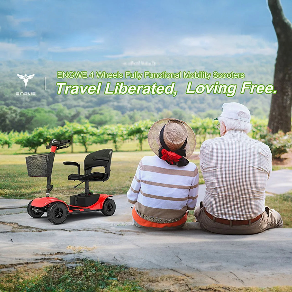 Foldable Powered Mobility Scooter Y441