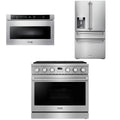 36 Gas Range, Refrigerator and Microwave M77430