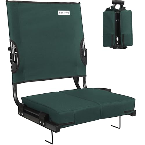 Portable Folding Padded Stadium Chair with Back Support I6600