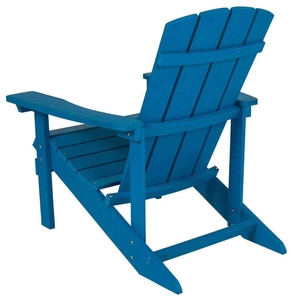 Green Faux Wood Adirondack Chair X4773