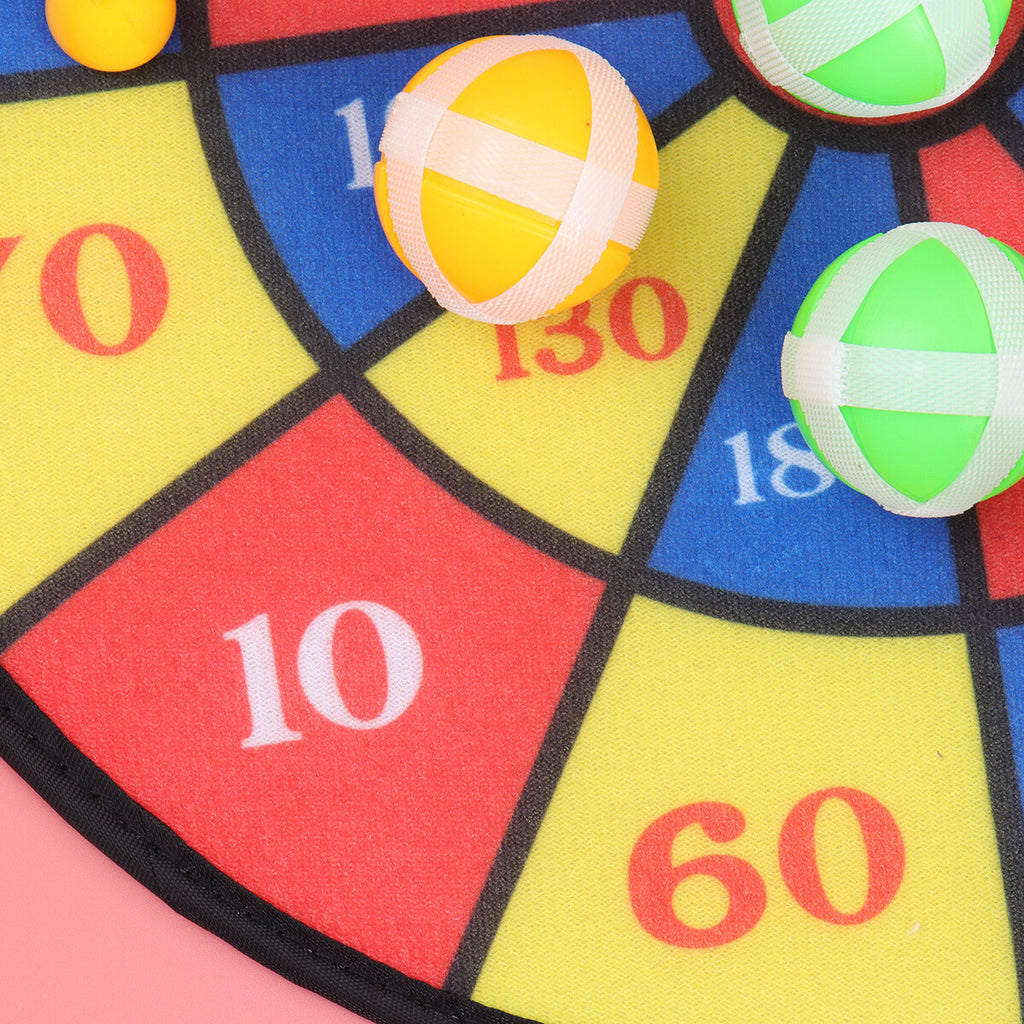 Flocking Dart Board with 4pcs Darts Leisure Game Dartboard Set P602