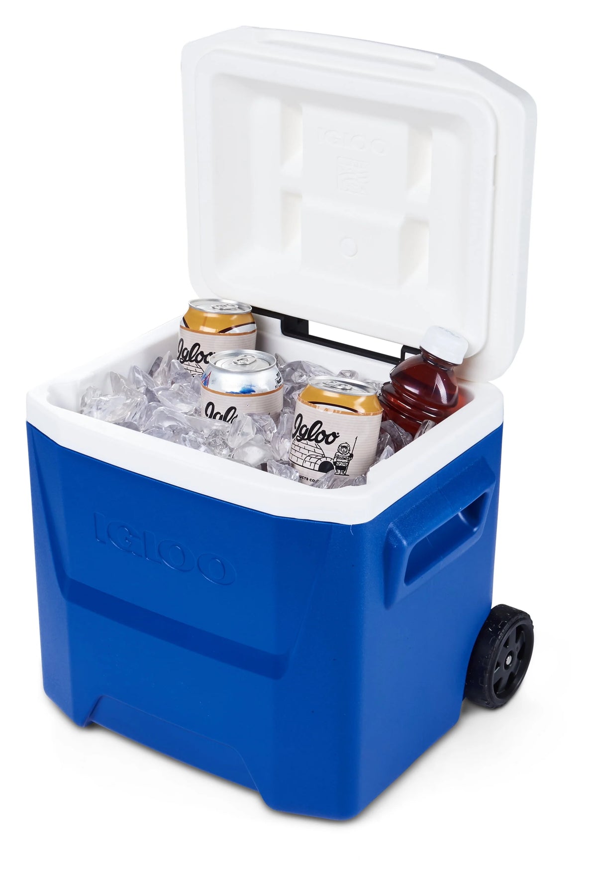 Blue 16 QT. Wheeled Ice Chest Cooler H90023