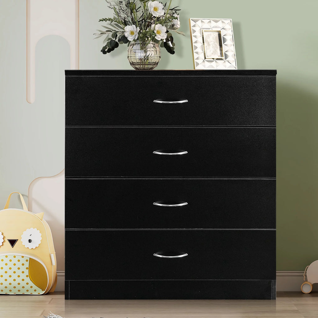White 3 Drawer Wood Dresser A668387