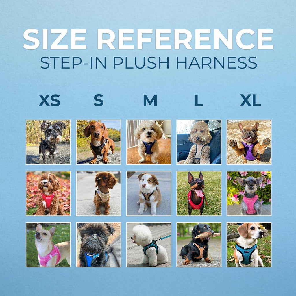 Step-In Plush Dog Harness Z344