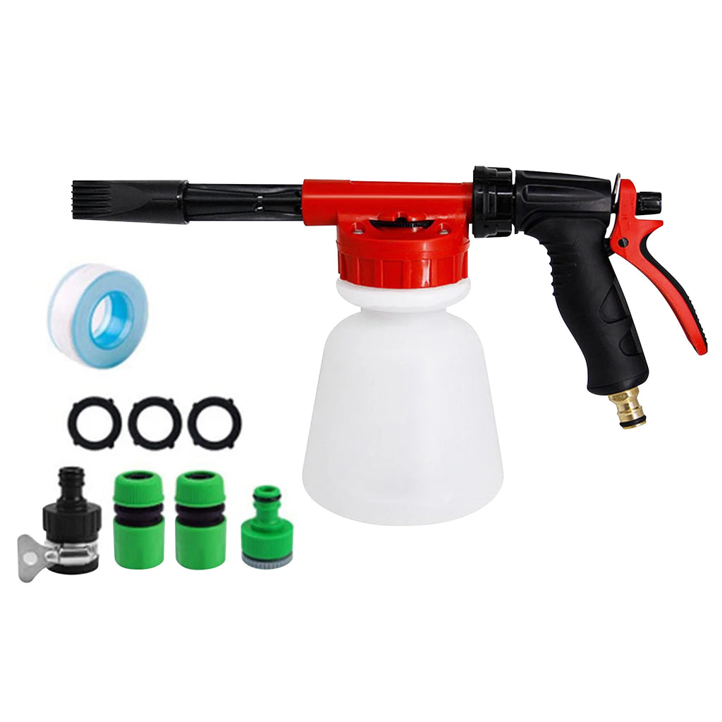 Foam Sprayer Nozzle Kit with 1 Liter Bottle Universal Connectors E78806