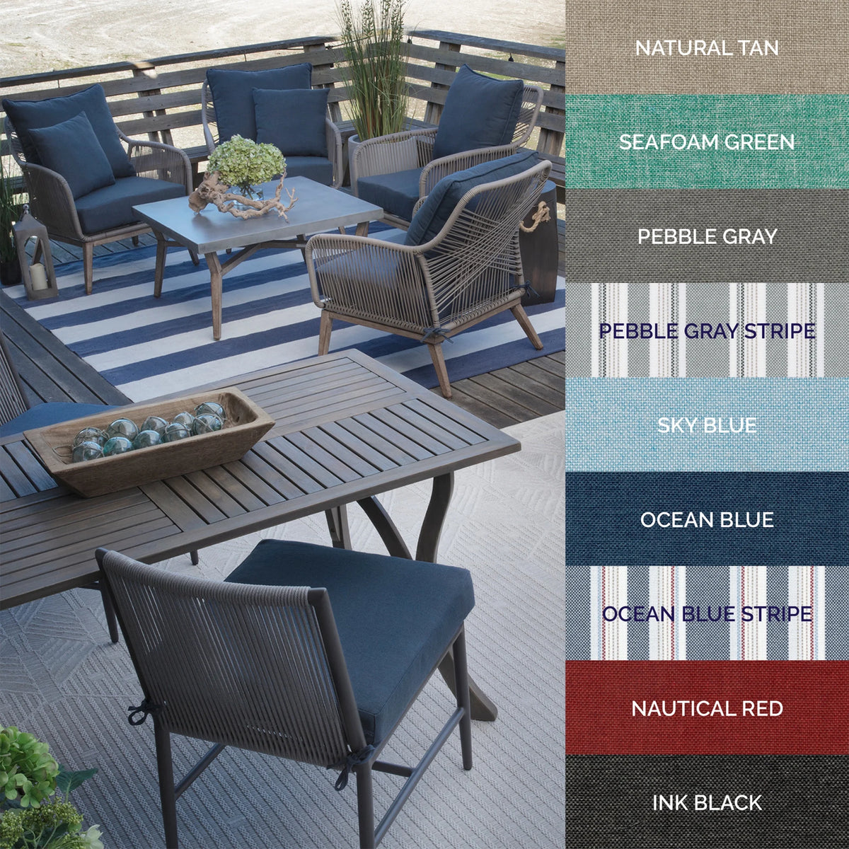 Water Repellent Fade Resistant Outdoor Cushion A771