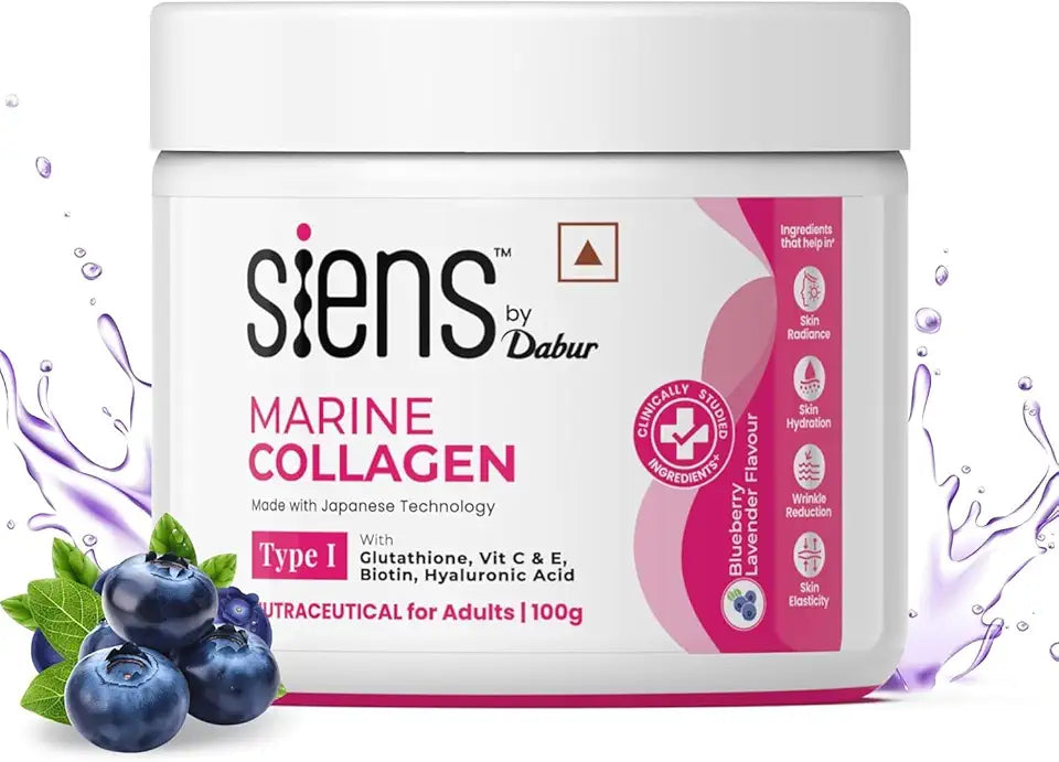 Hydrolyzed Marine Collagen 100g Blueberry Lavender Flavour Z23956