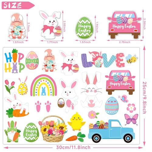 50 PCS Reusable Winter Gel Window Clings D7382