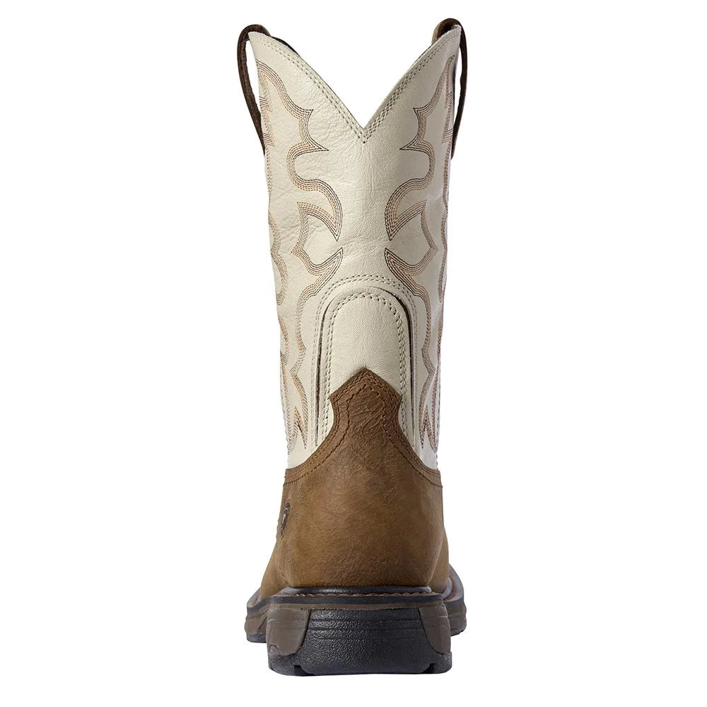 Rye Brown Soft Toe Western Work Boot V2283
