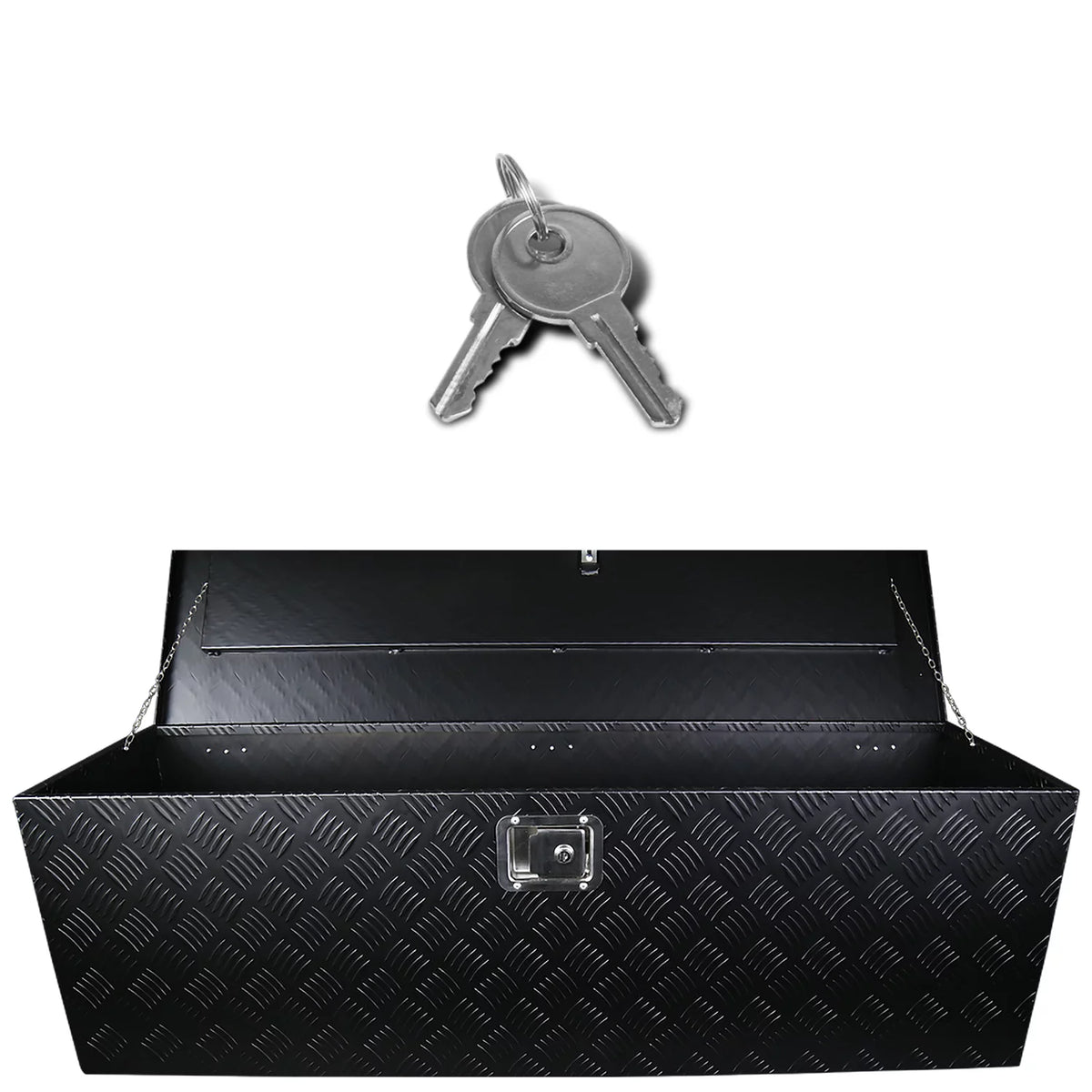 Heavy Duty Black Aluminum Truck Tool Box A711142