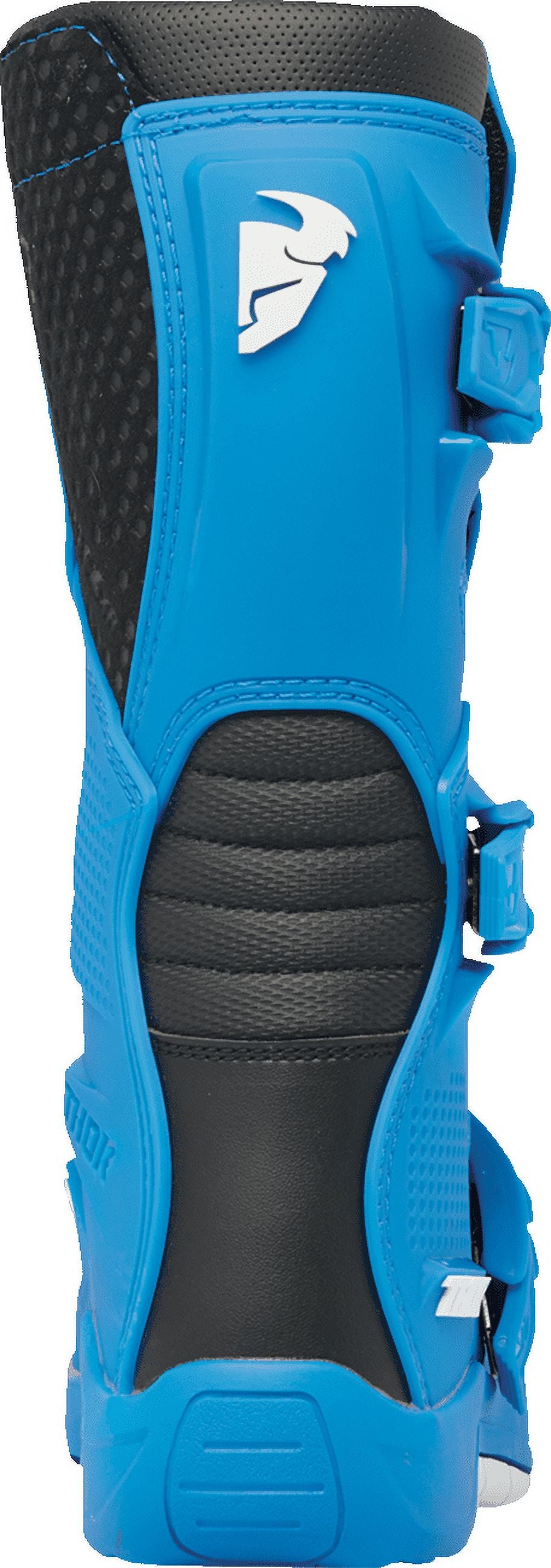 Blue/Black Motocross Riding Boots F44531