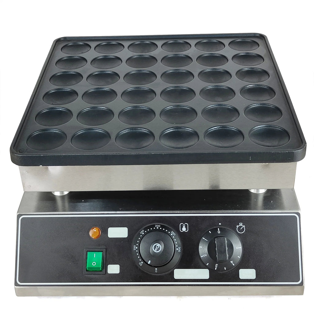36 Holes Electric Mini Waffle Pancake Maker Stainless Steel 1000W M88306