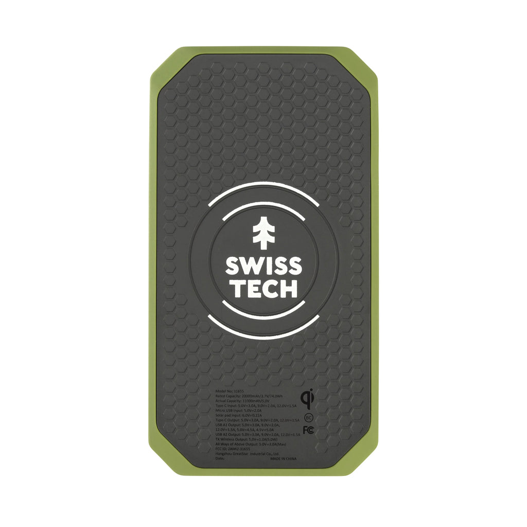 20000 mAh Wireless Power Bank with Flashlight and Charging Pad U947