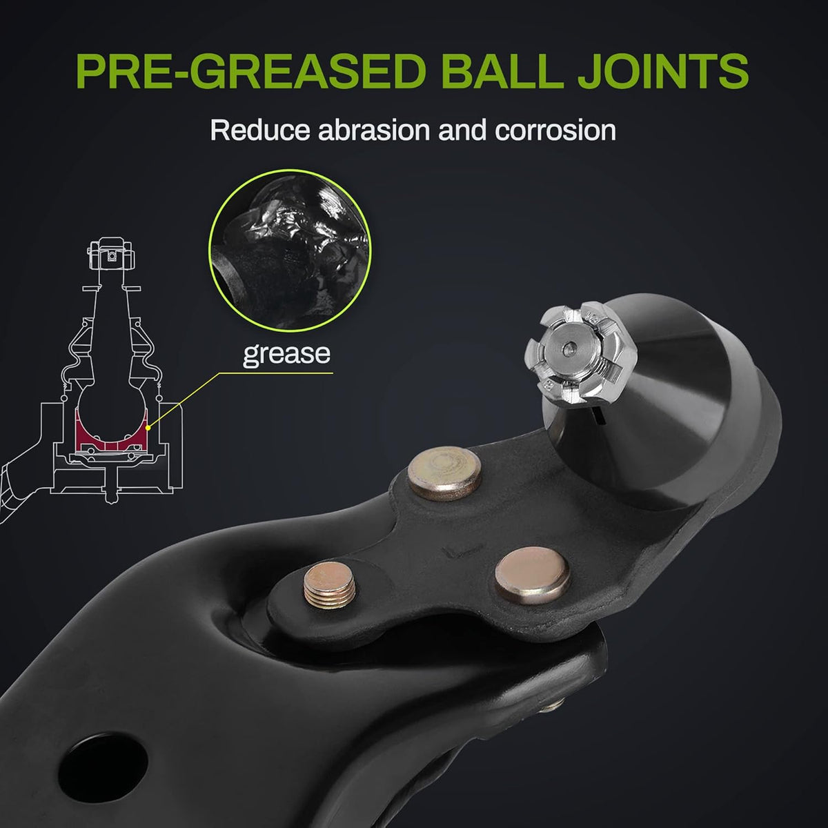Front Lower Control Arm with Ball Joint D263