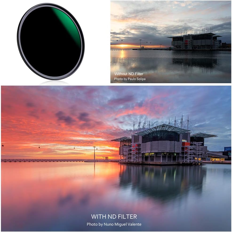 46mm ND8 ND64 CPL Circular Polarizer Filter Kit with Multi-Layer Coatings, Pack of 2 A754328