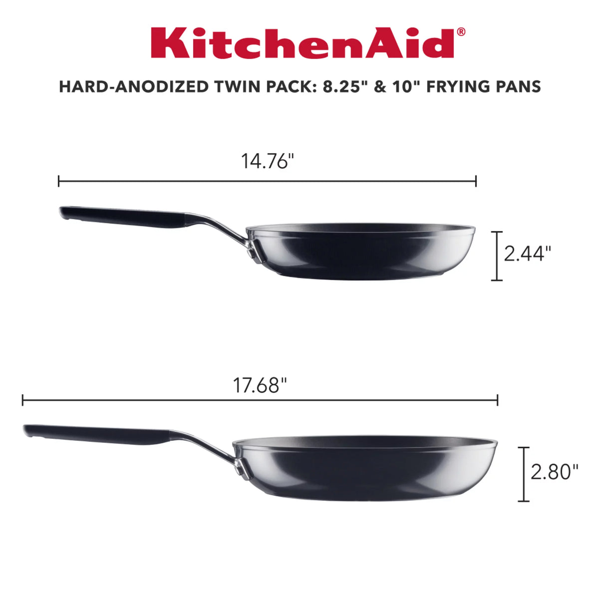 8.25 inch and 10 inch Nonstick Frying Pan Set L6123