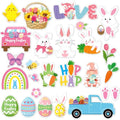 50 PCS Reusable Winter Gel Window Clings D7382