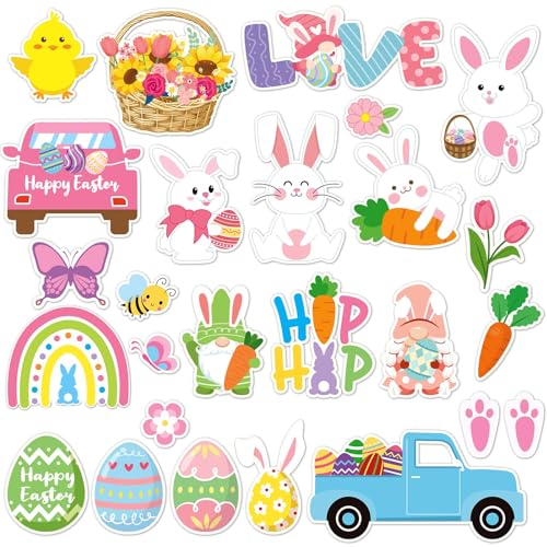 50 PCS Reusable Winter Gel Window Clings D7382