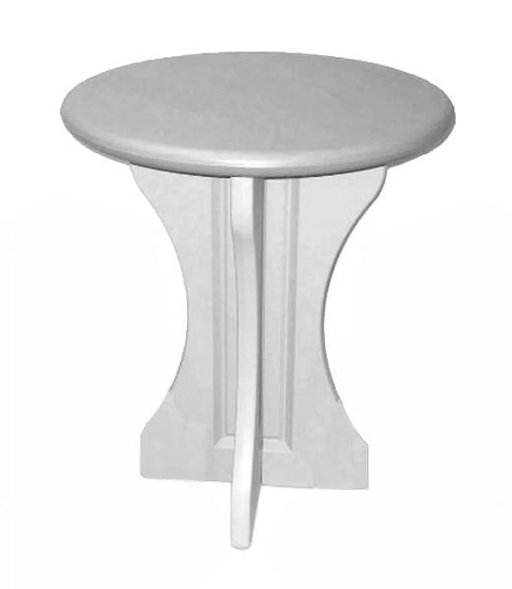 Weather Proof Resin Patio Table 30" x 36" Gray Q83718