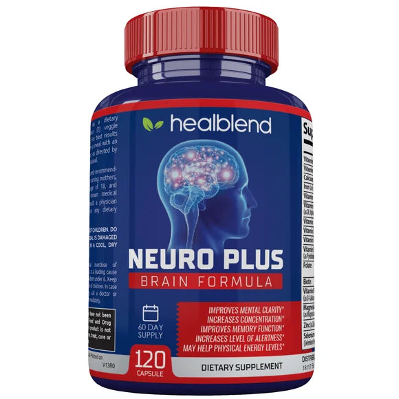 120 Capsules Brain Focus Supplements G951