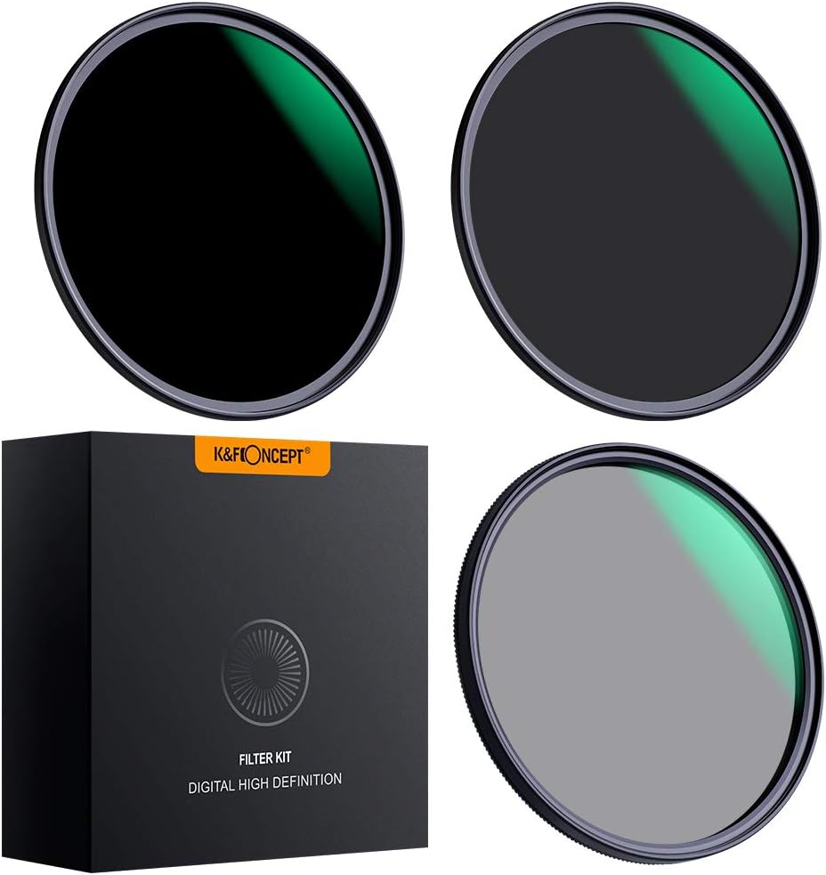 46mm ND8 ND64 CPL Circular Polarizer Filter Kit with Multi-Layer Coatings, Pack of 2 A754328