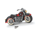 Black & Red Motorcycle Shaped Piggy Bank N18546