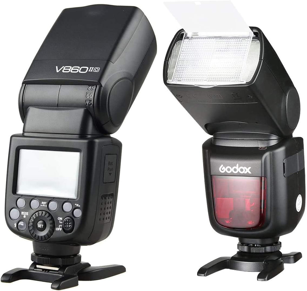 Camera Flash Speedlight, 2.4G Wireless HSS Flash, Rechargeable Li-on Battery Speedlite Q646