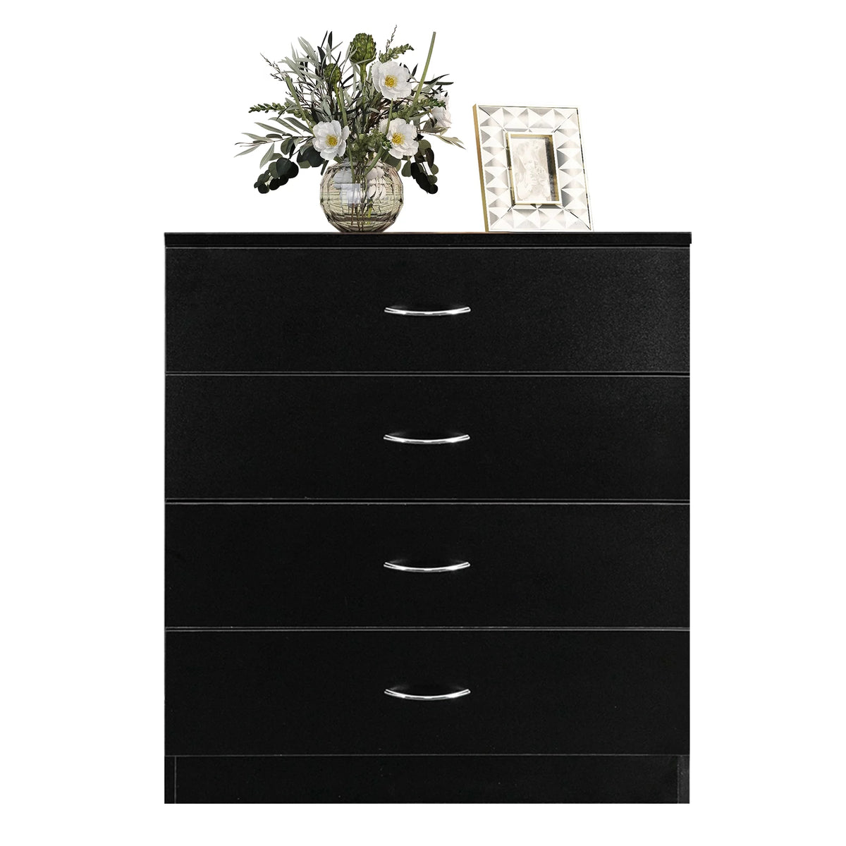 White 3 Drawer Wood Dresser A668387