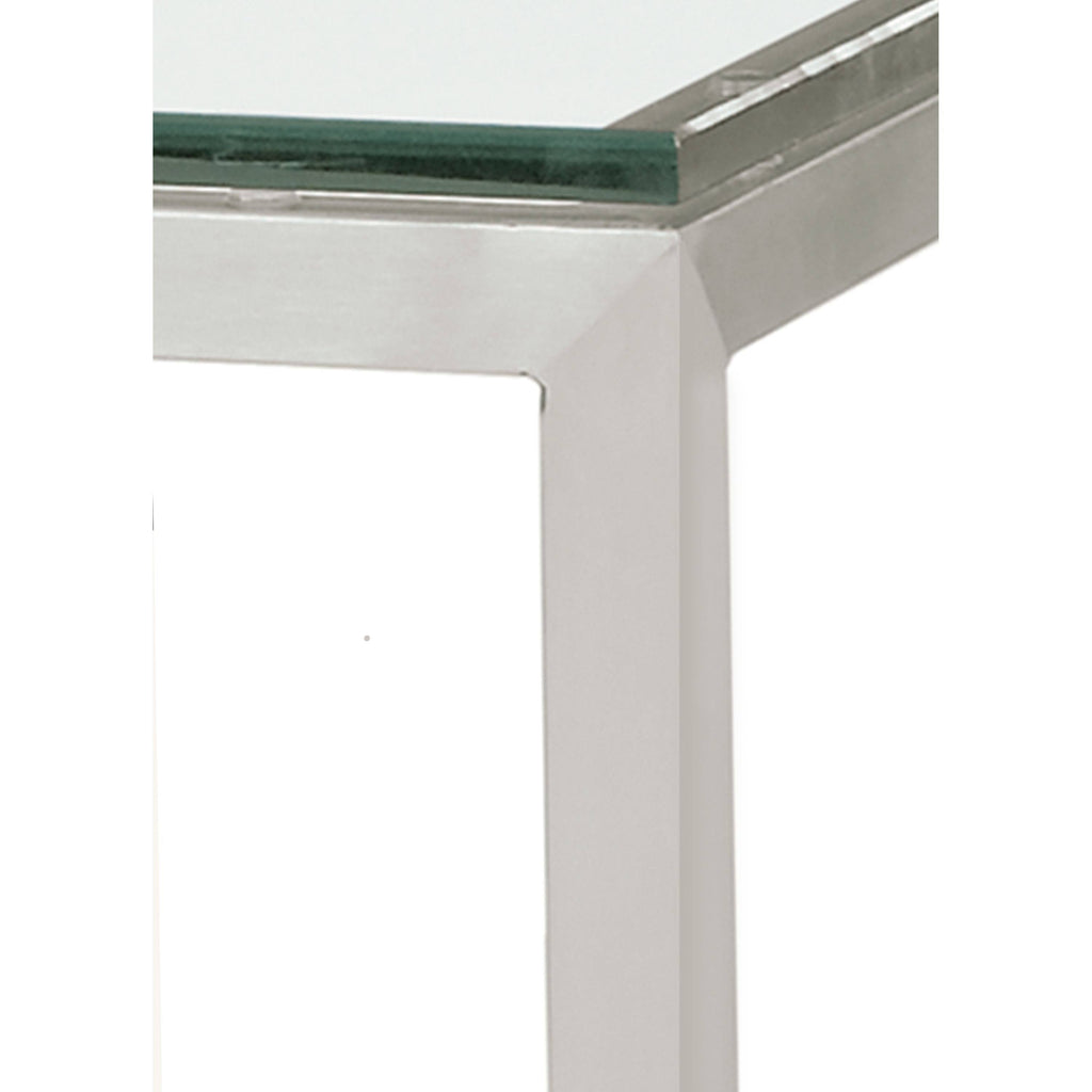 Maple Top Console Table with Gold Base A777207