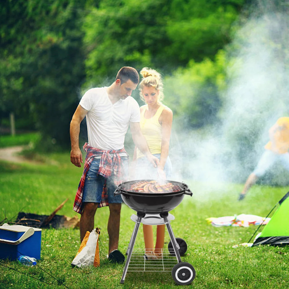 Charcoal Enamel Barbecue Stove B1217
