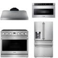 36 Gas Range, Range Hood, Refrigerator and Microwave A249
